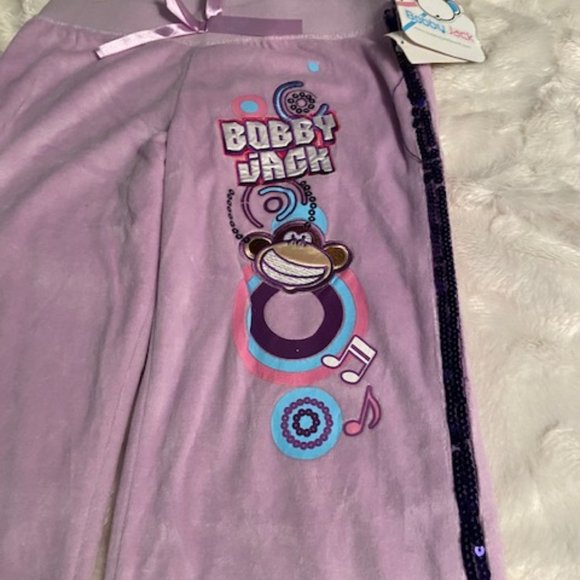 Bobby Jack Velour Pants Girls Size 10/12 NWT - Picture 4 of 11